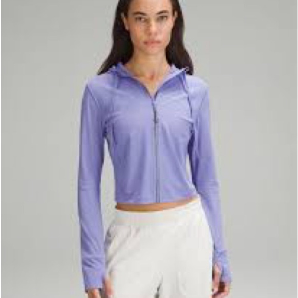 Dark Lavender Mesh Define Jacket Nulu. NWOT.